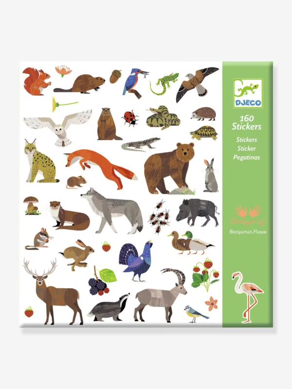 STICKERS PAPIER - FAUNE