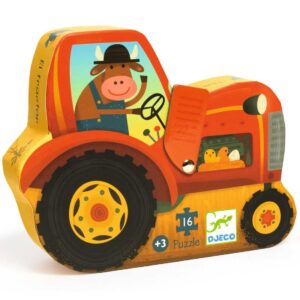 Puzzle Silhouette - Tracteur