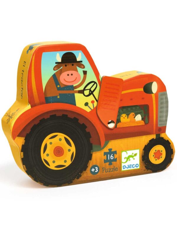 Puzzle Silhouette - Tracteur